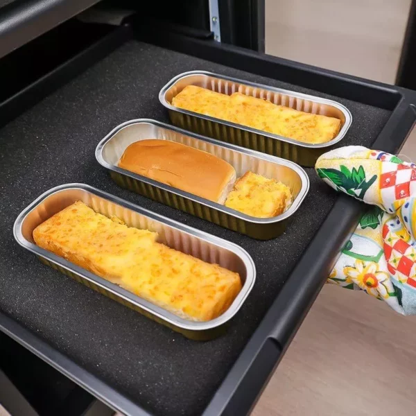 Gold Aluminum Foil Baking Tray for Air Fryer