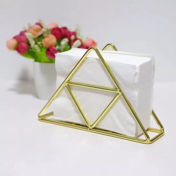 Elegant Iron Art Tissue Holder – Versatile Paper Towel Stand