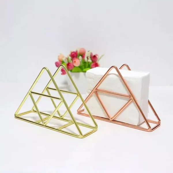 Elegant Iron Art Tissue Holder – Versatile Paper Towel Stand