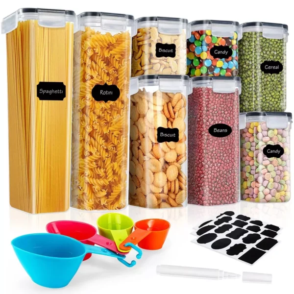 Modern 8-Piece Kitchen Storage Container Set - Image 2