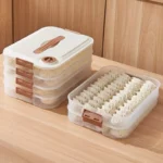 Multi-Layer Transparent Dumpling & Food Storage Container