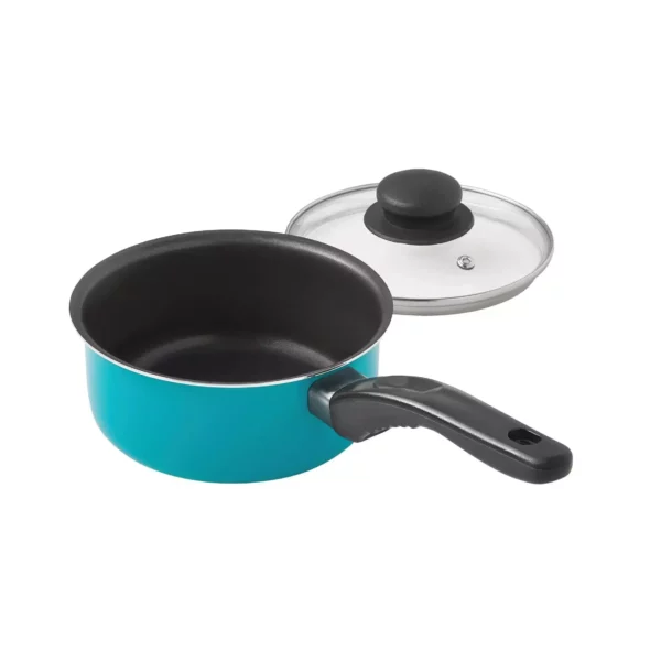 7-Piece Teal Non-Stick Aluminum Cookware Set - Image 6