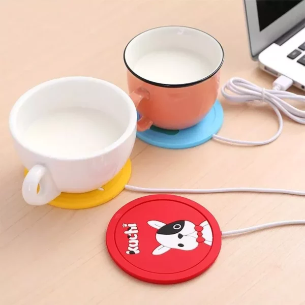 USB Cartoon Silicone Beverage Warmer Pad