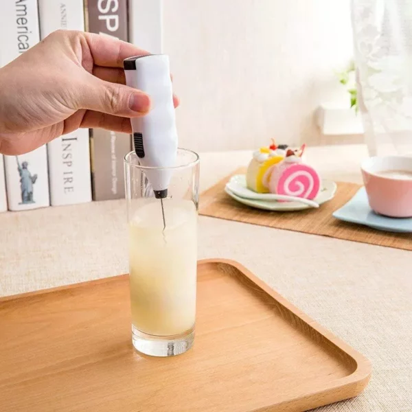 Electric Mini Mixer: Coffee Stirrer & Egg Frother