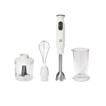 2-Speed Immersion Hand Blender with Chopper & Measuring Cup