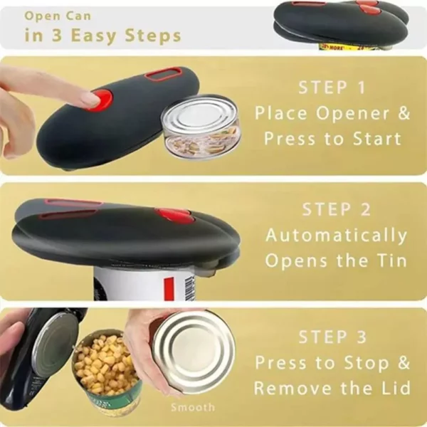 Easy-Push Electric Can Opener