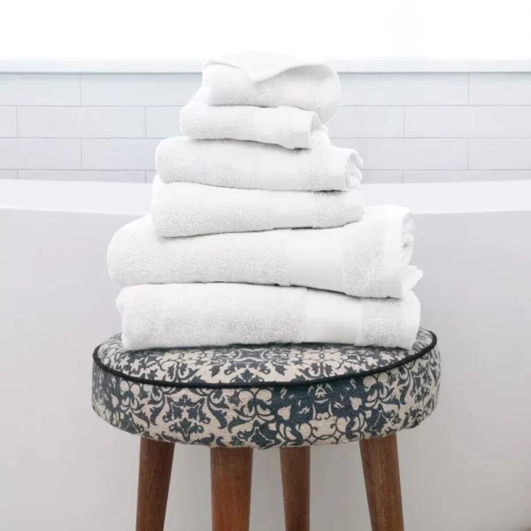 Luxurious 6-Piece Cotton Bath Towel Set