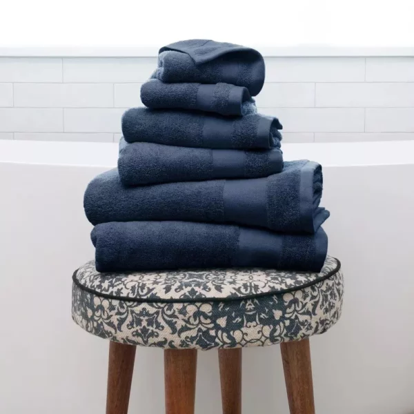 Luxurious 6-Piece Cotton Bath Towel Set