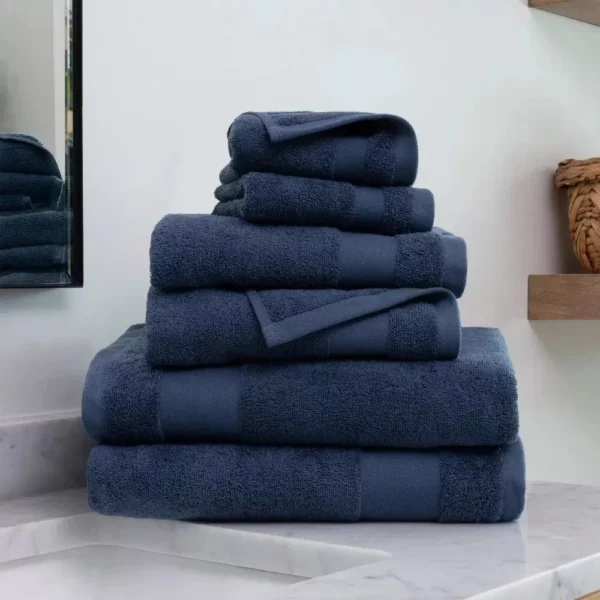 Luxurious 6-Piece Cotton Bath Towel Set - Image 5