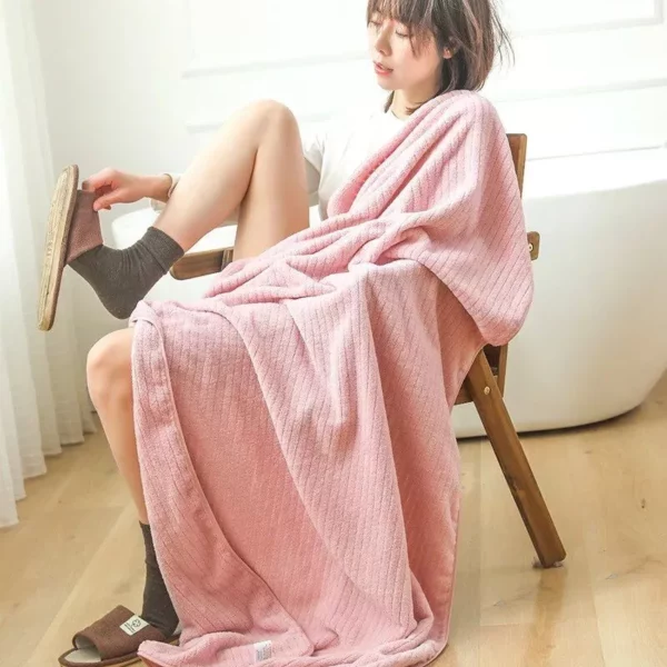 Luxurious Coral Fleece Bath Towel