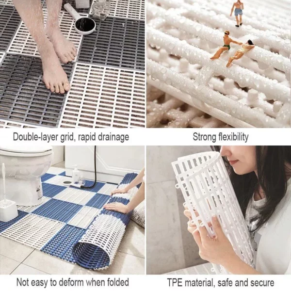 Modern Non-slip Splicing Bath Mat - Image 3