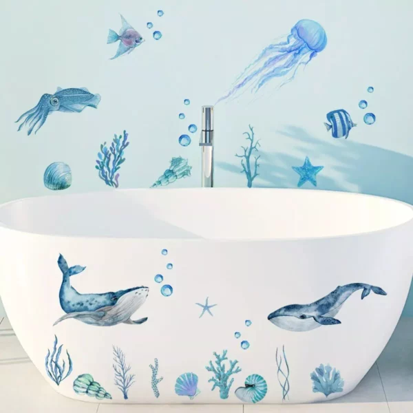 Charming Sea Life Wall Decals - Image 2