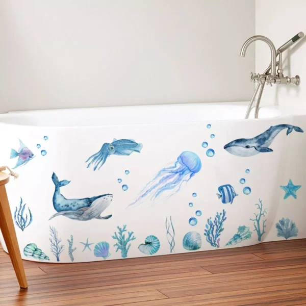 Charming Sea Life Wall Decals - Image 3