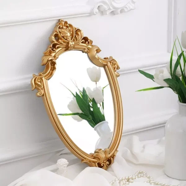 Charming European Style Oval Wall Mirror - Image 2