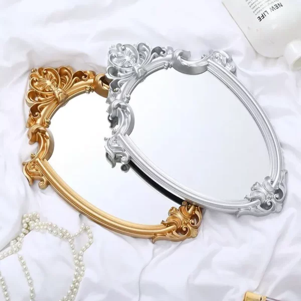 Charming European Style Oval Wall Mirror