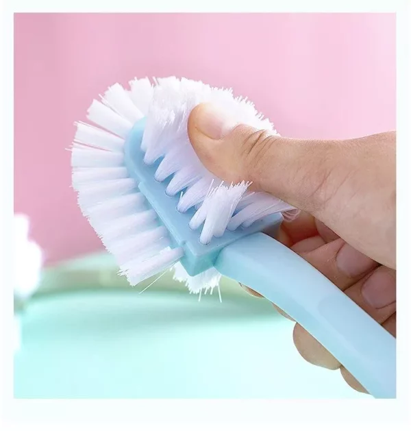 Versatile 5-Sided Cleaning Brush for Shoes and Home