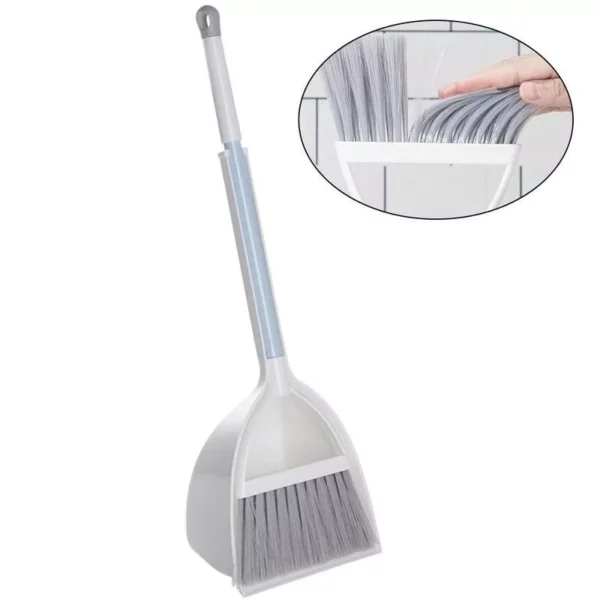 Kid-Friendly Mini Broom and Dustpan Set for Fun & Learning Home Cleaning - Image 2