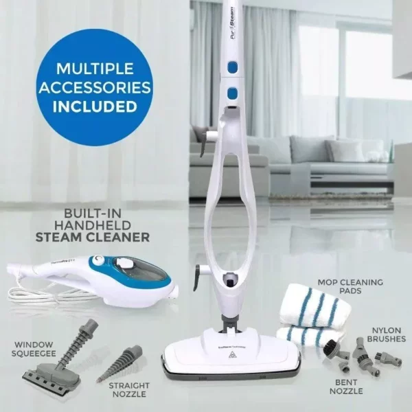 10-in-1 Versatile Steam Mop Cleaner for All Surfaces