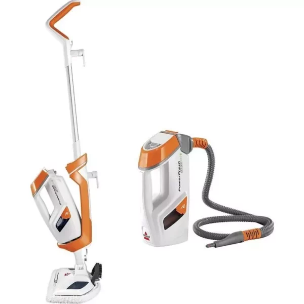 2-in-1 Steam Mop and Handheld Steamer for Pets – Tile, Bathroom, and Hardwood Floor Cleaner