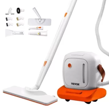 1500W Multipurpose Steam Cleaner with 45oz Tank and Extended Cord for Home and Commercial Use