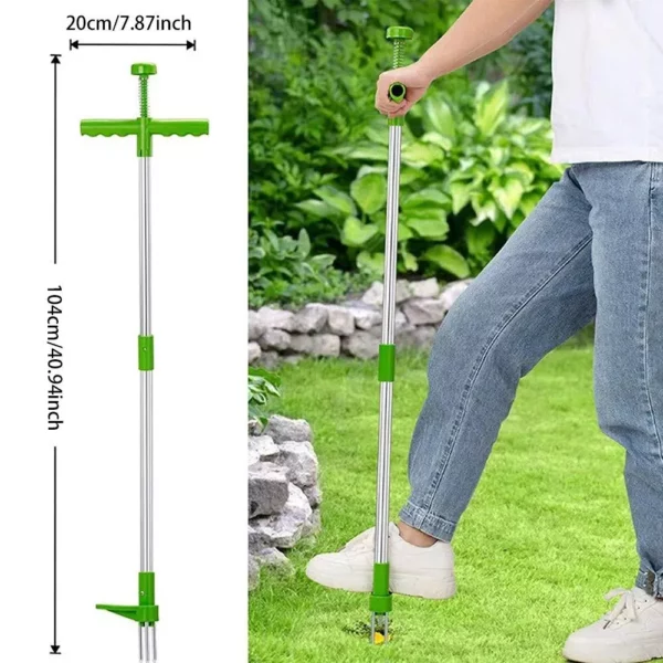 Efficient Long-Handle Weed Puller