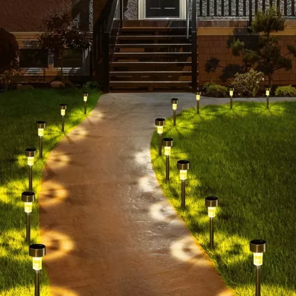 30-Pack Solar LED Outdoor Lights for Gardens, Pathways & Patios