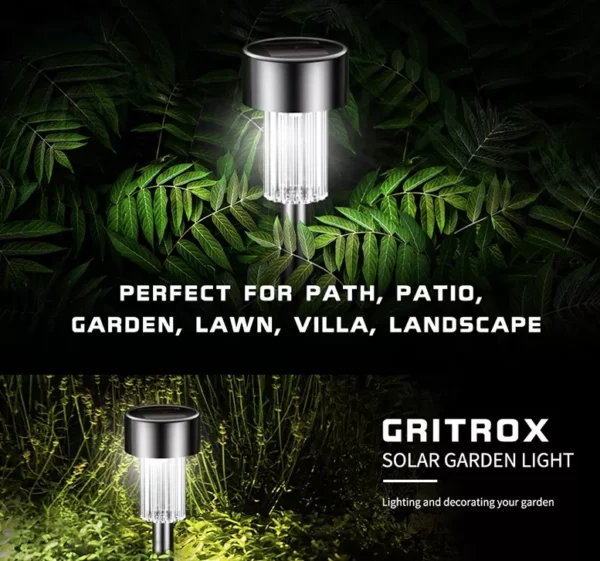 30-Pack Solar LED Outdoor Lights for Gardens, Pathways & Patios