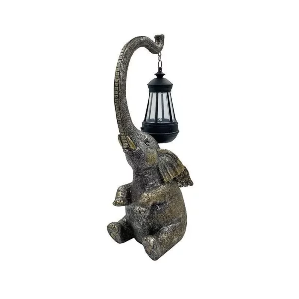 Majestic Garden Elephant Solar Light