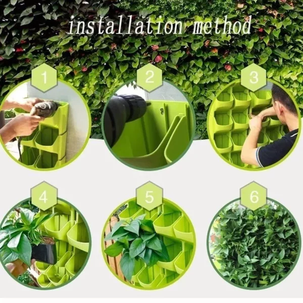 Stackable Wall-Mounted Flower & Succulent Planter – Versatile Home & Garden Decor