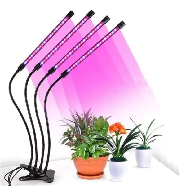 Multi-Mode Indoor LED Grow Light with Timer & 10-Level Dimmer