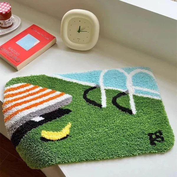 Luxurious Plush Non-Slip Bath and Entrance Mat