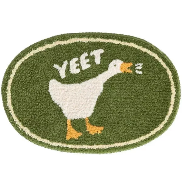 Charming Duck-Themed Soft Bathroom Rug - Image 2