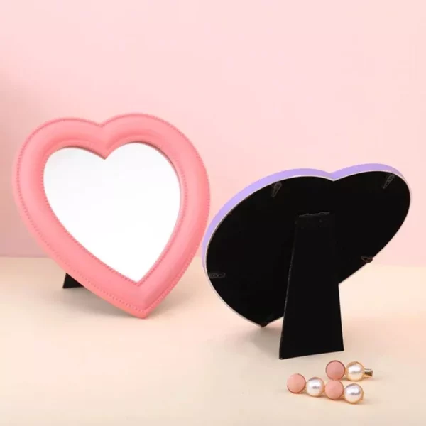 Heart-Shaped Decorative Wall & Desk Mirror for Home Decor - Image 5