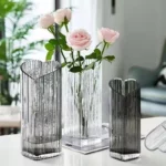 Modern Heart-Shaped Glass Vase