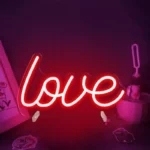 Chic LED Neon Love Sign - Aesthetic Room & Night Light Decor