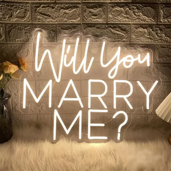 LED Neon “Will You Marry Me?” Sign