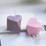 Heart-Shaped 3D Rotating Love Candle & Craft Mold