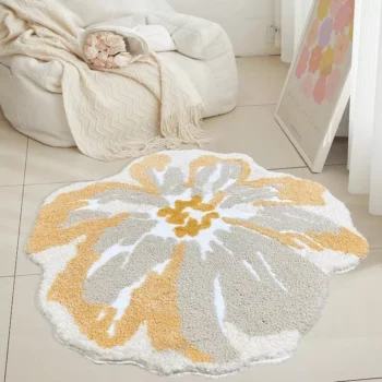 Luxurious Floral Tufted Rug