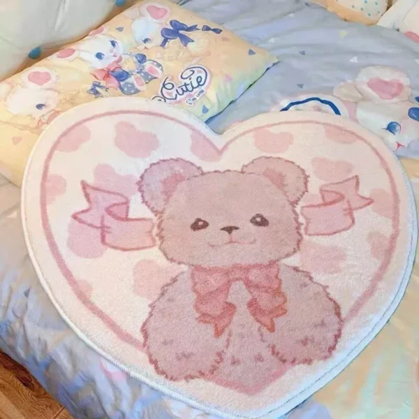 Cartoon Bear Fluffy Rug