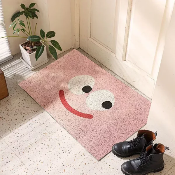Cute Smile PVC Welcome Doormat