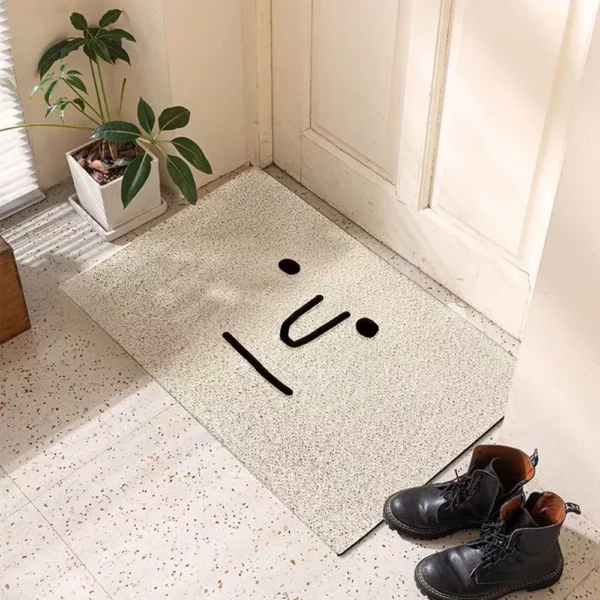 Cute Smile PVC Welcome Doormat