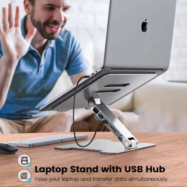 Multi-Functional Adjustable Aluminum Laptop Stand