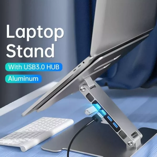 Multi-Functional Adjustable Aluminum Laptop Stand