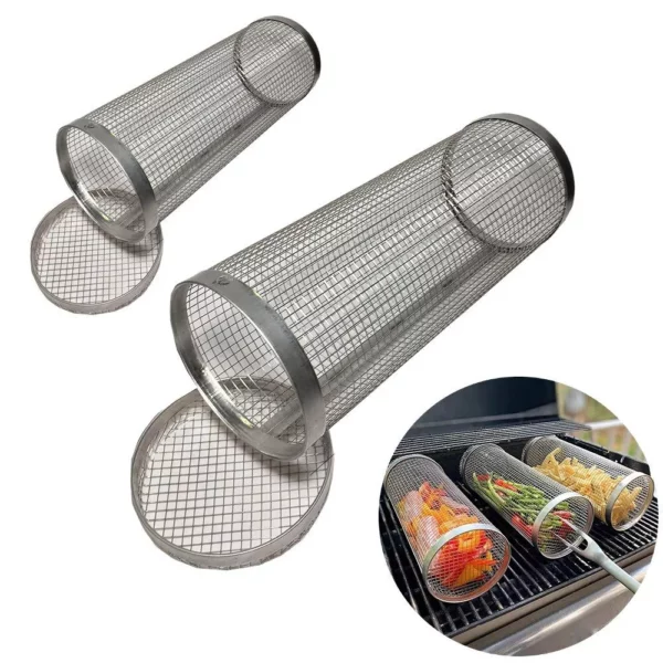 Stainless Steel BBQ Grilling Basket