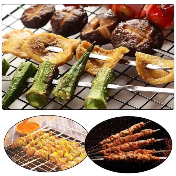 Premium Stainless Steel BBQ Skewers