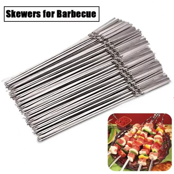 Premium Stainless Steel BBQ Skewers