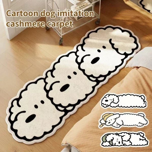 Cute Cartoon Dog Non-Slip Area Rug