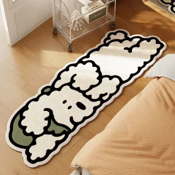 Cute Cartoon Dog Non-Slip Area Rug