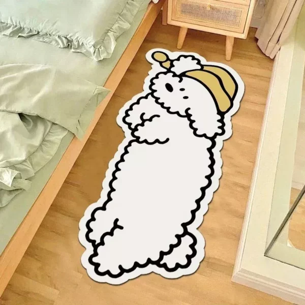 Cute Cartoon Dog Non-Slip Area Rug