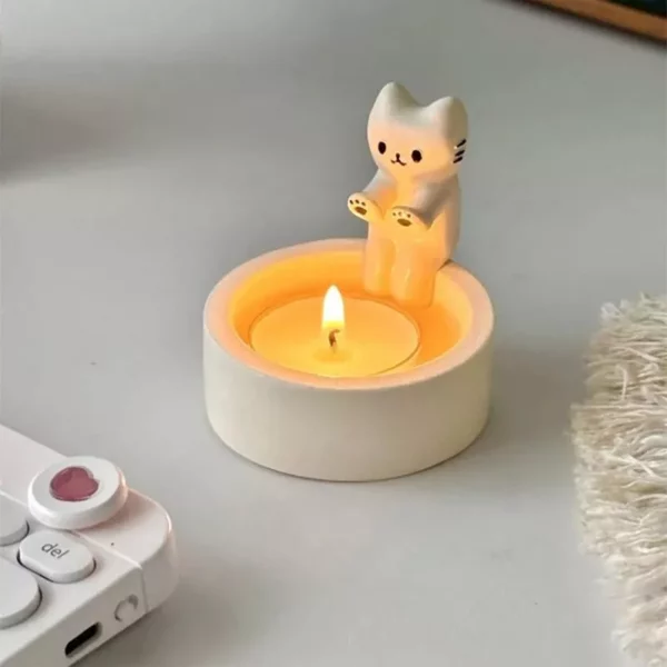 Adorable Cat Paw Candle Holder - Image 2